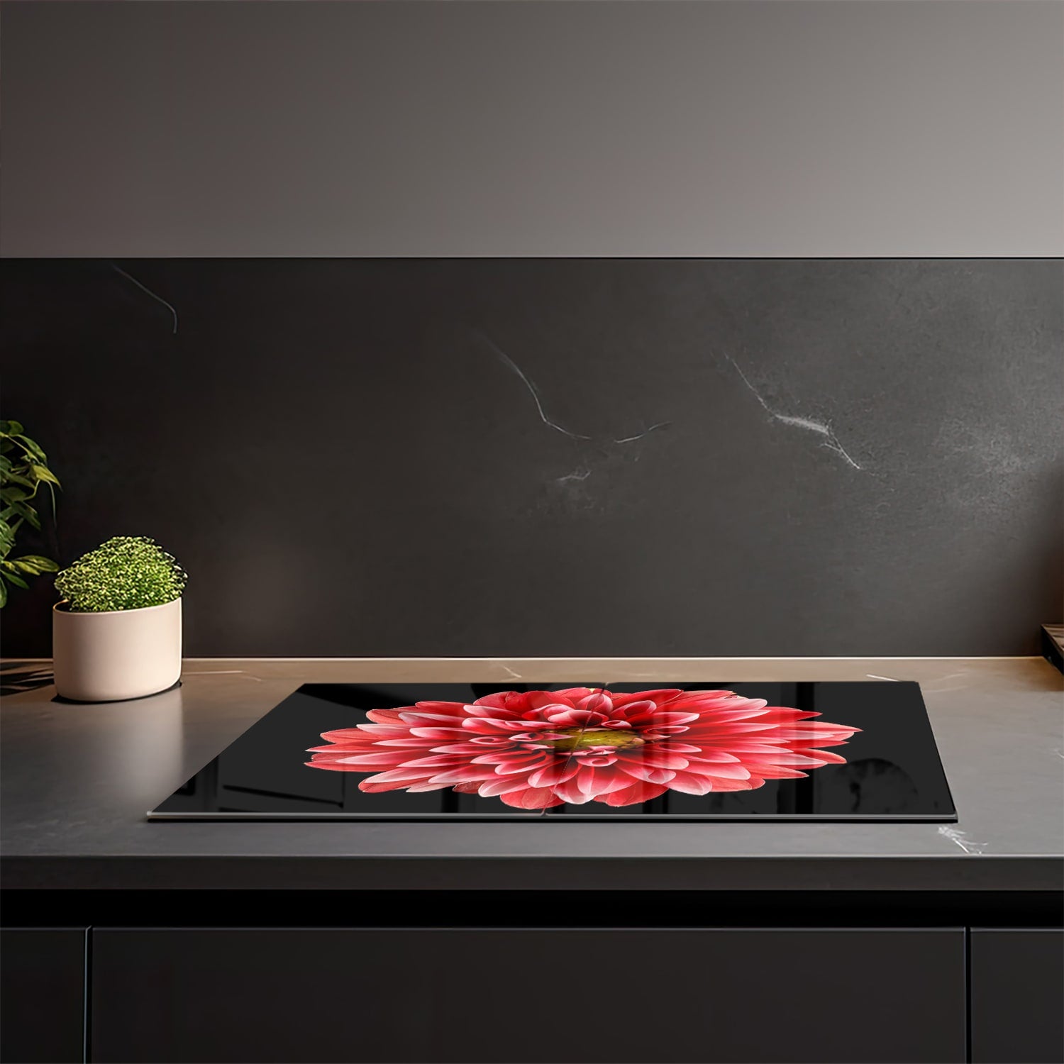 Inductiebeschermer - Gehard Glas - Dahlia Pinnata