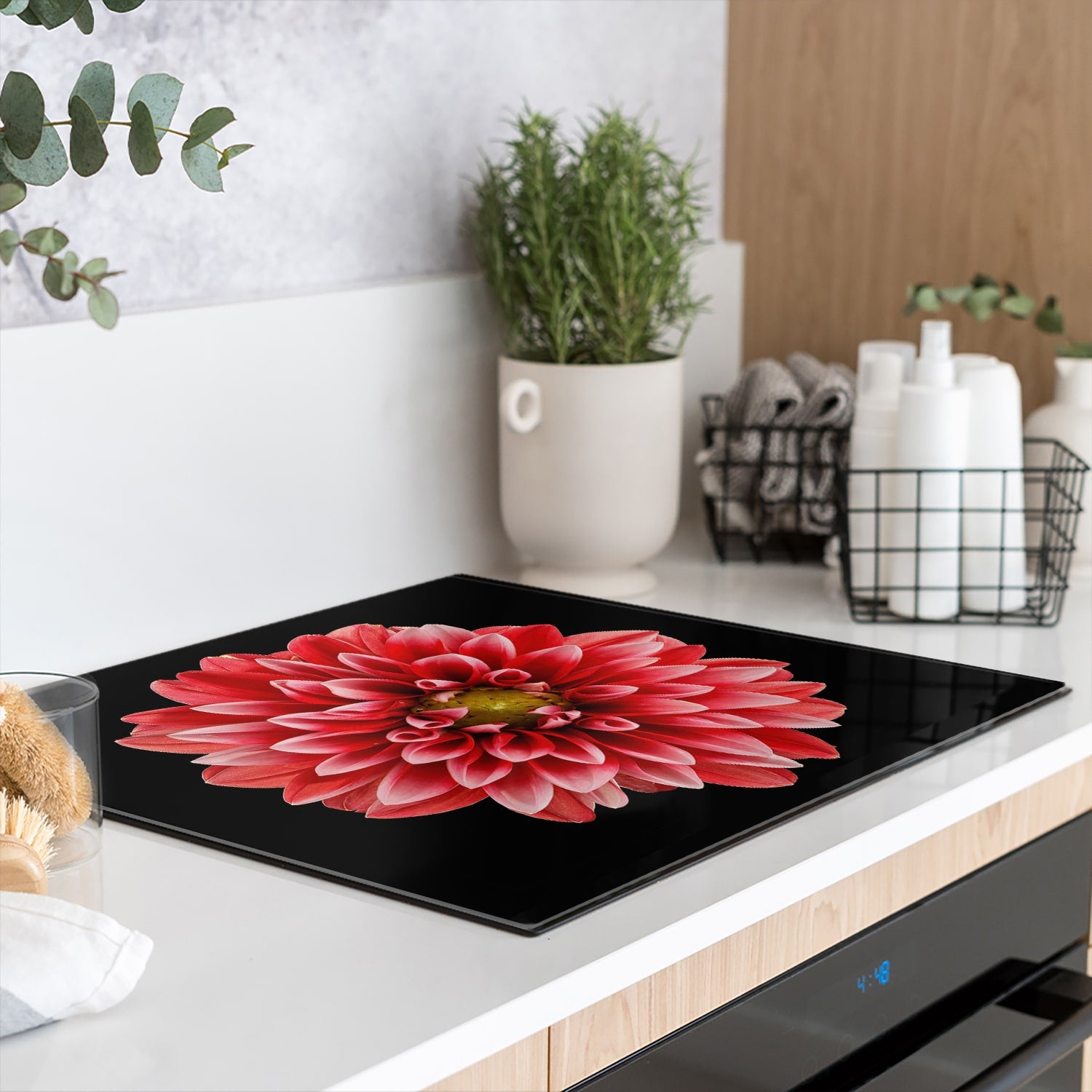 Inductiebeschermer - Gehard Glas - Dahlia Pinnata