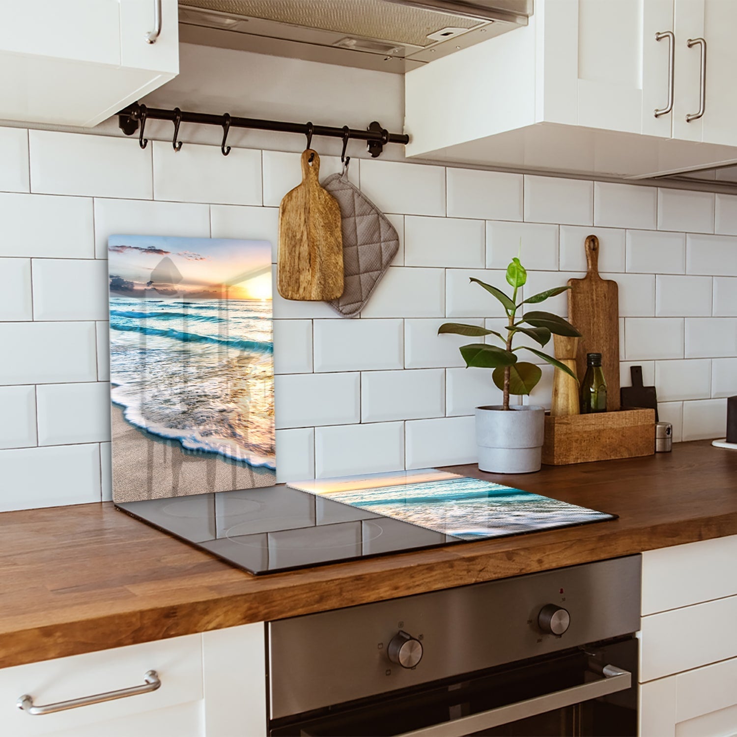 Inductiebeschermer - Gehard Glas - Strand in Canc������n