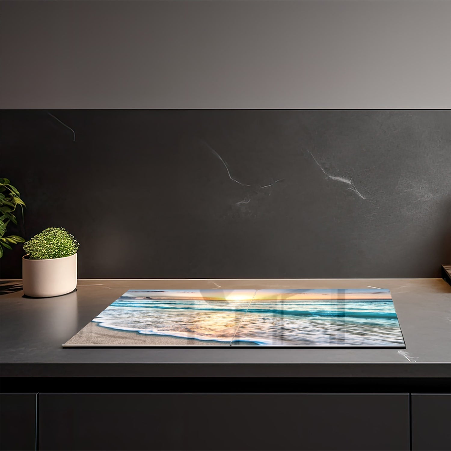 Inductiebeschermer - Gehard Glas - Strand in Canc������n