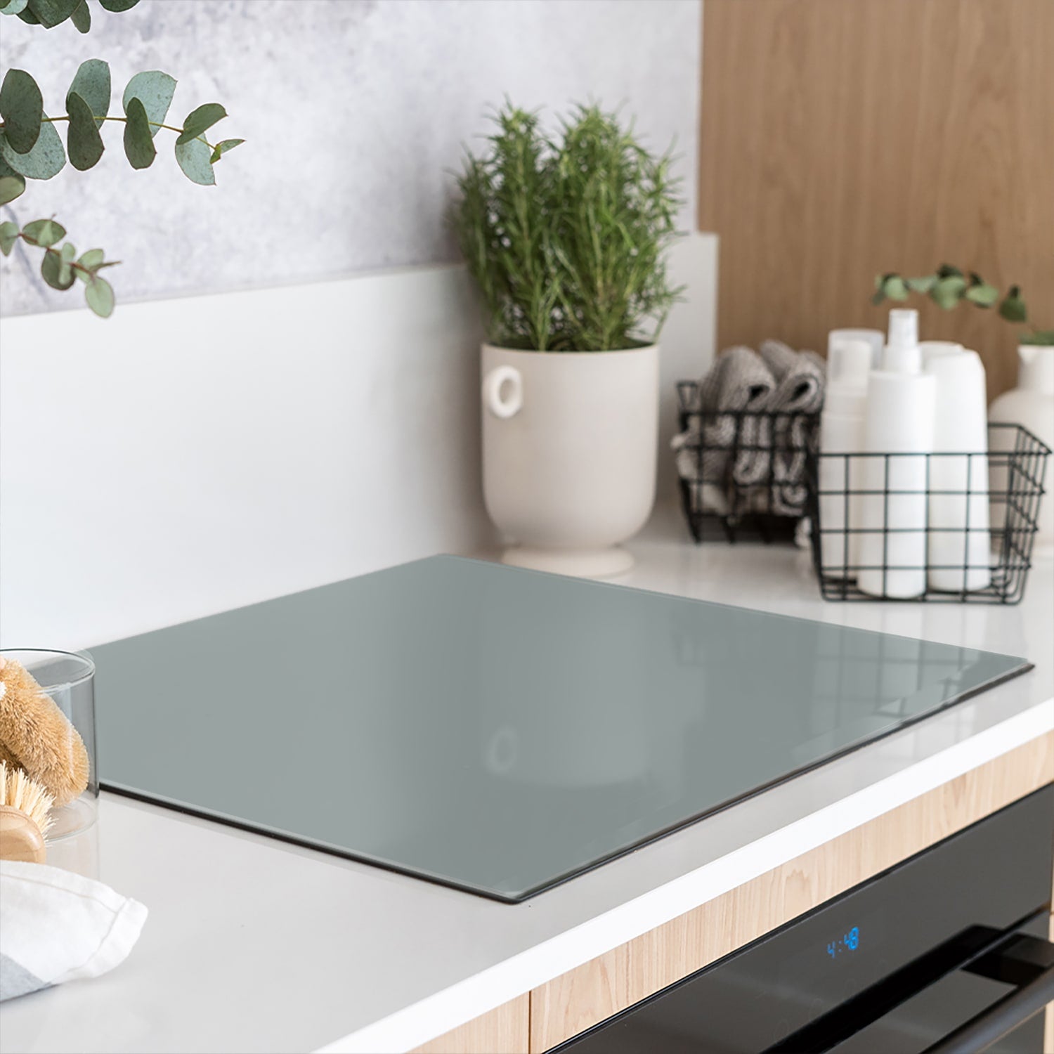 Eigen afmeting - Inductiebeschermer - Gehard Glas - Tussengrijs