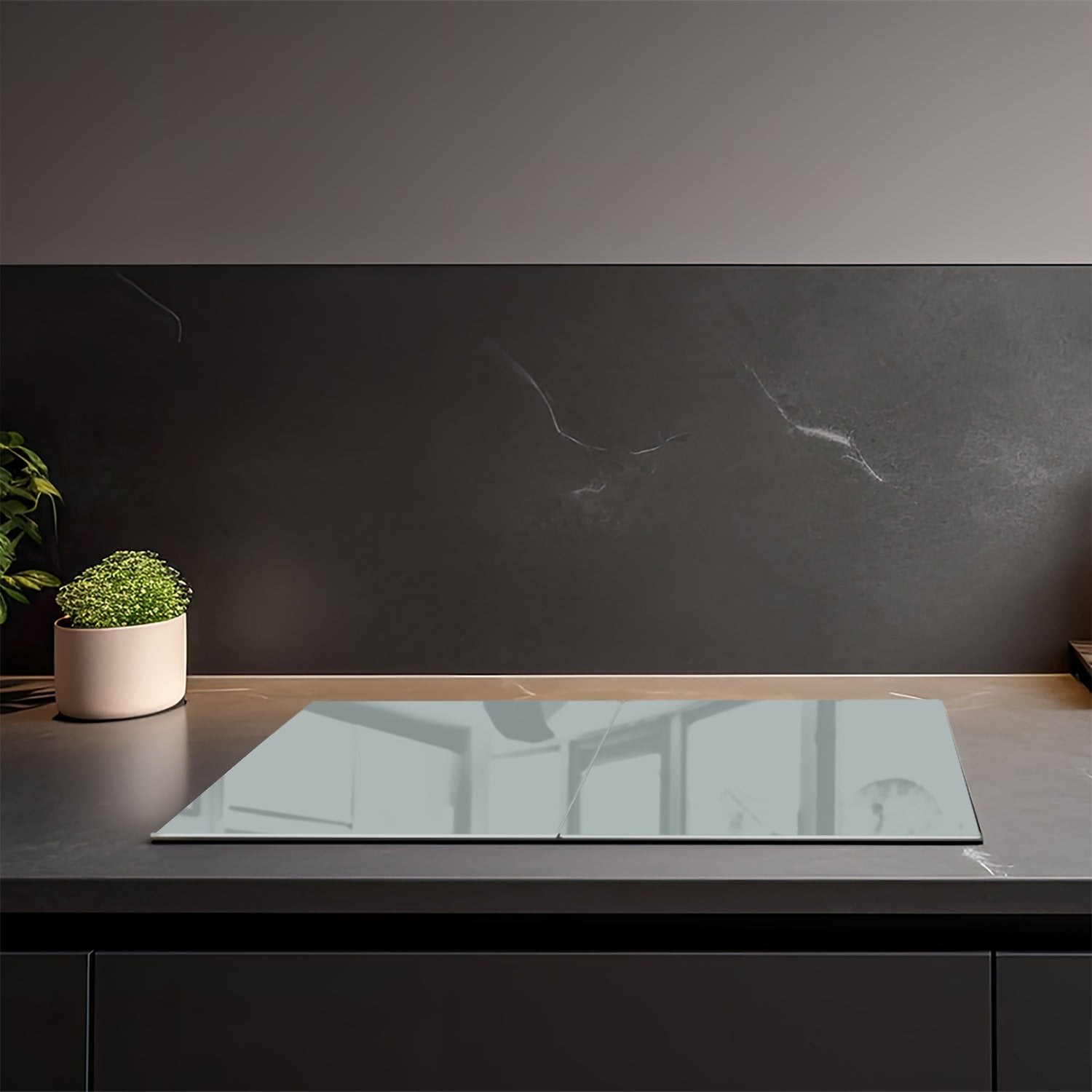 Eigen afmeting - Inductiebeschermer - Gehard Glas - Tussengrijs