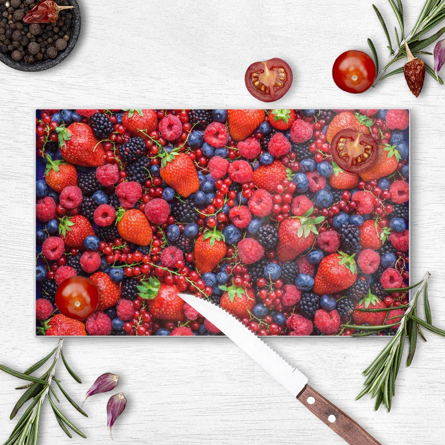Snijplank - Gehard Glas - Zomerfruit