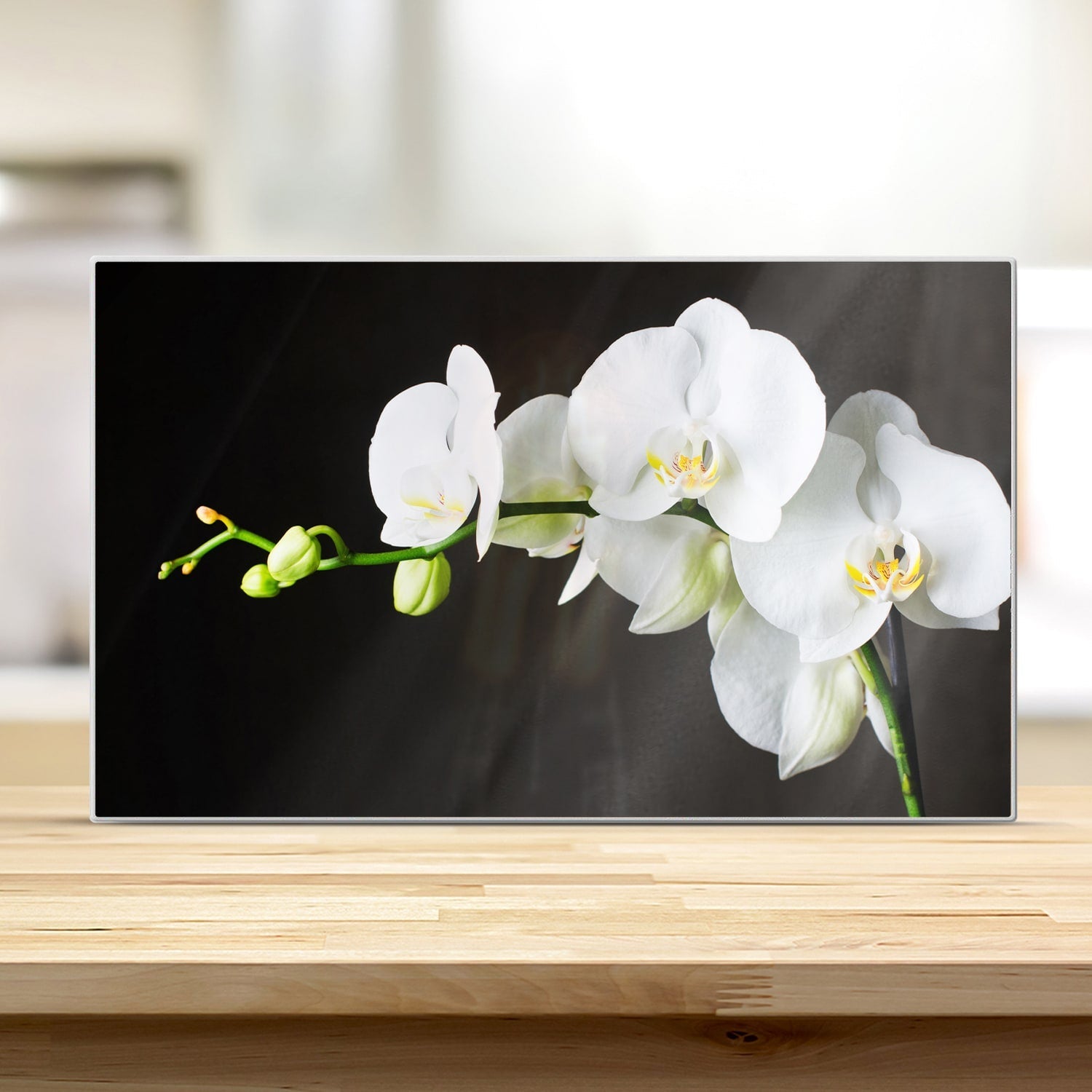 Snijplank - Gehard Glas - Witte Orchideeën