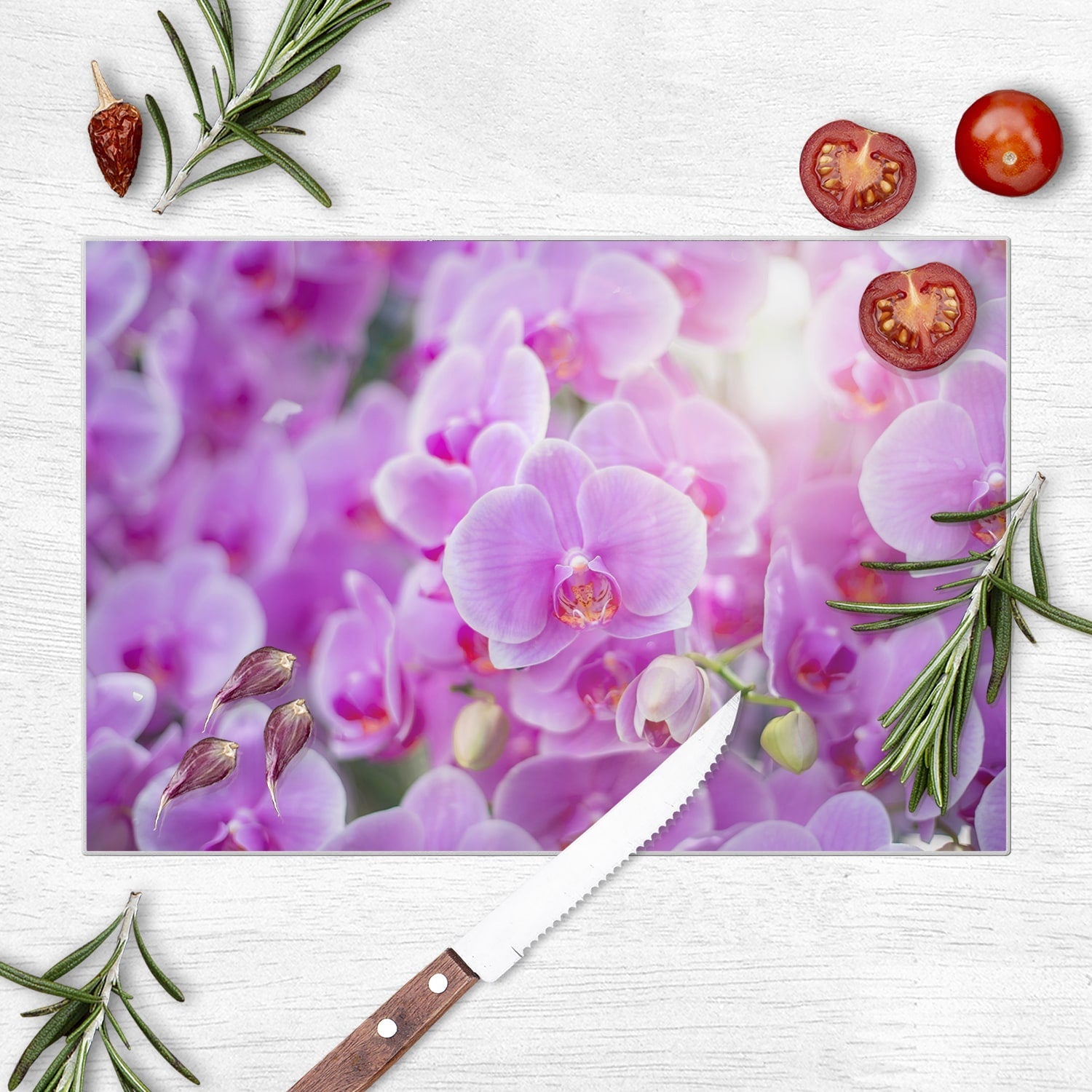 Snijplank - Gehard Glas - Stralende Orchideeën