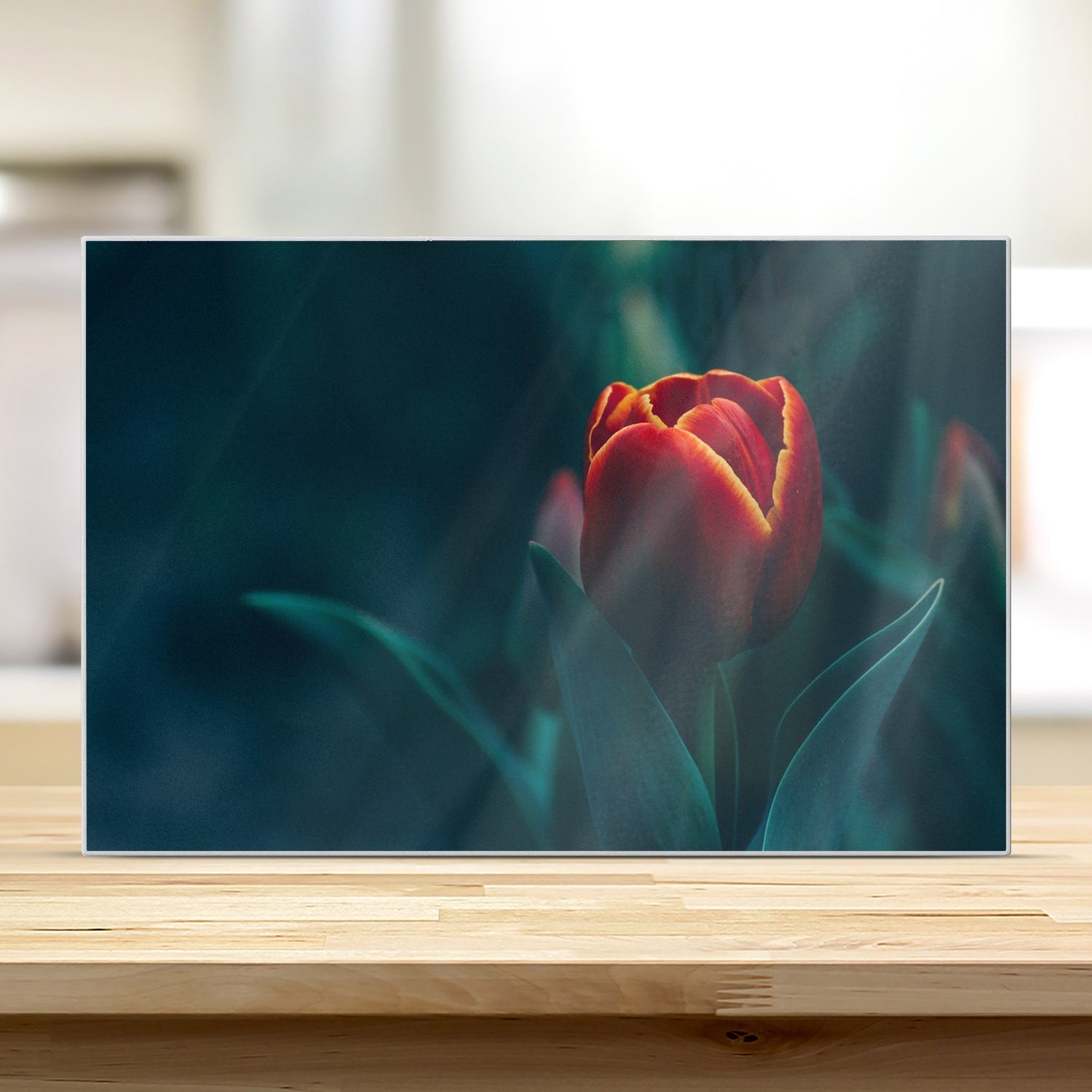 Snijplank - Gehard Glas - Dieprode Tulp