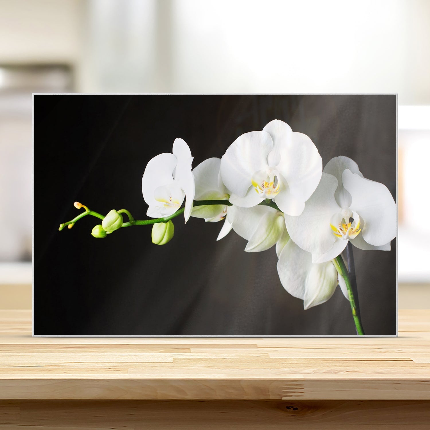 Snijplank - Gehard Glas - Witte Orchideeën