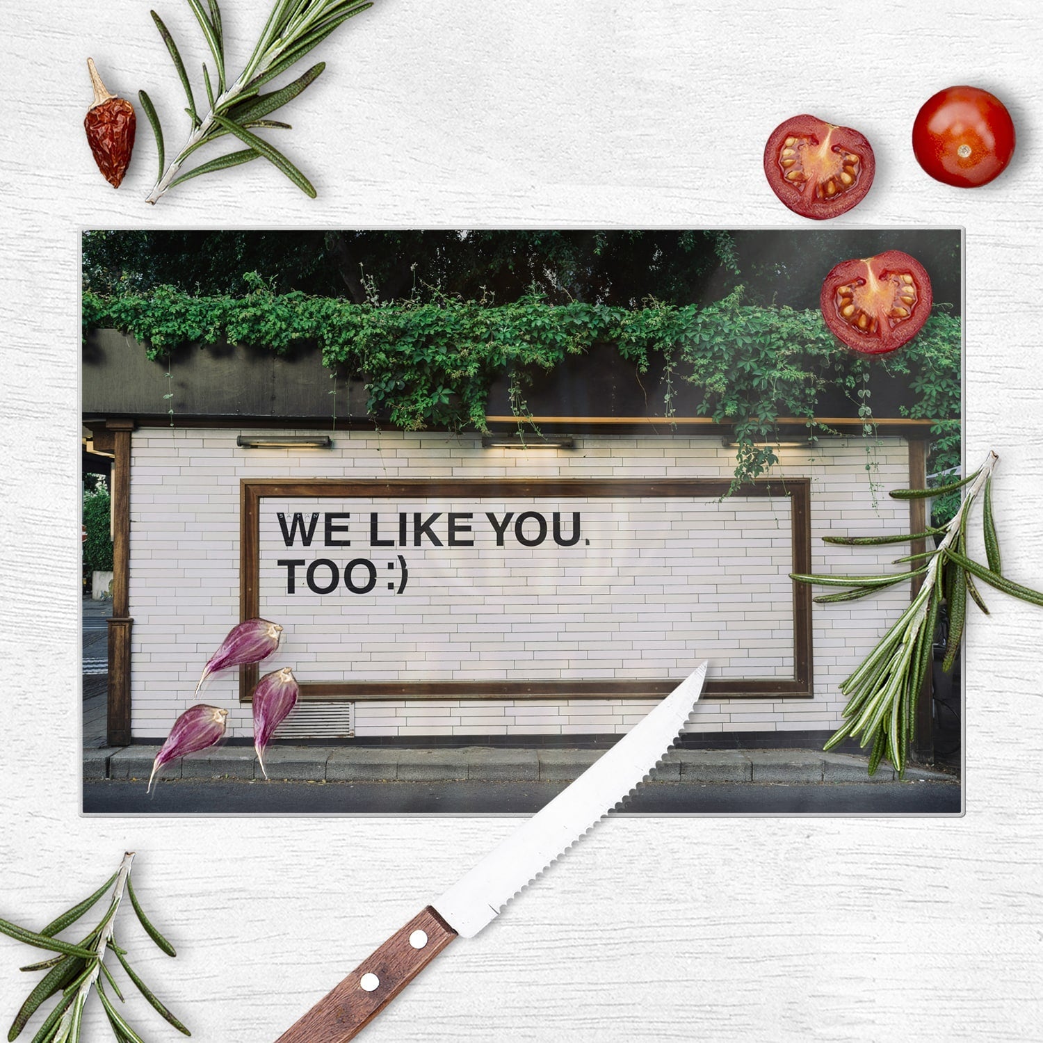 Snijplank - Gehard Glas - We Like You To