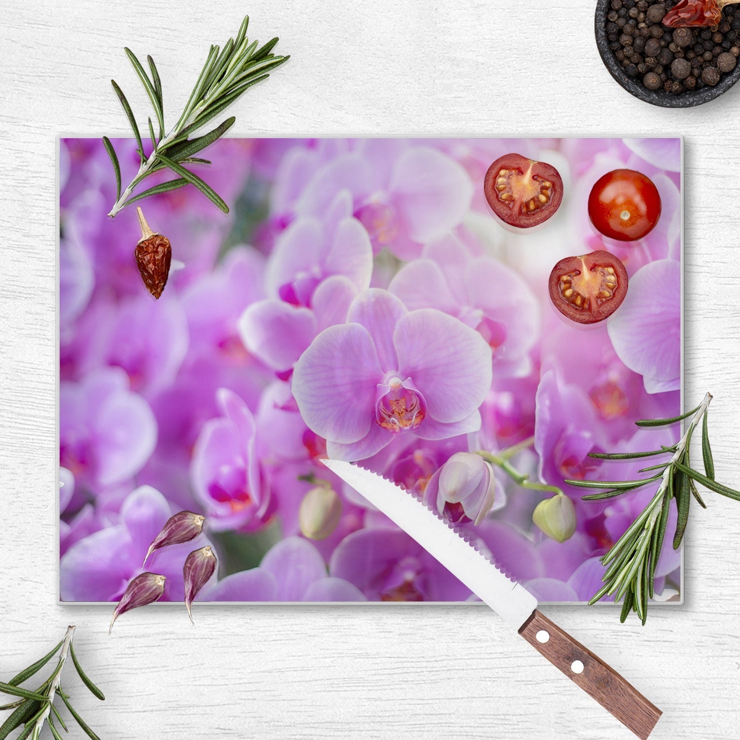 Snijplank - Gehard Glas - Stralende Orchideeën