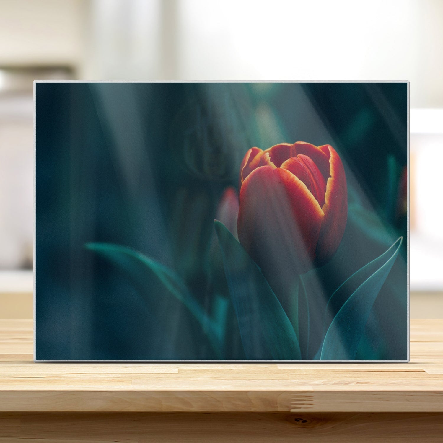 Snijplank - Gehard Glas - Dieprode Tulp