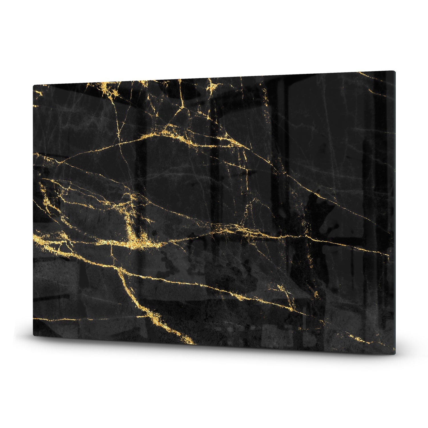 Inductiebeschermer - Gehard Glas - Black-Gold Marmer