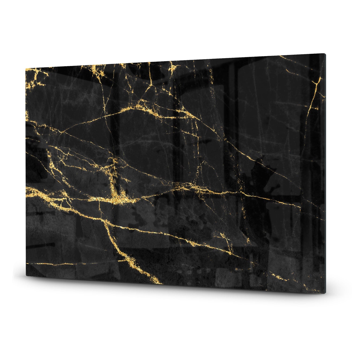 Inductiebeschermer - Gehard Glas - Black-Gold Marmer