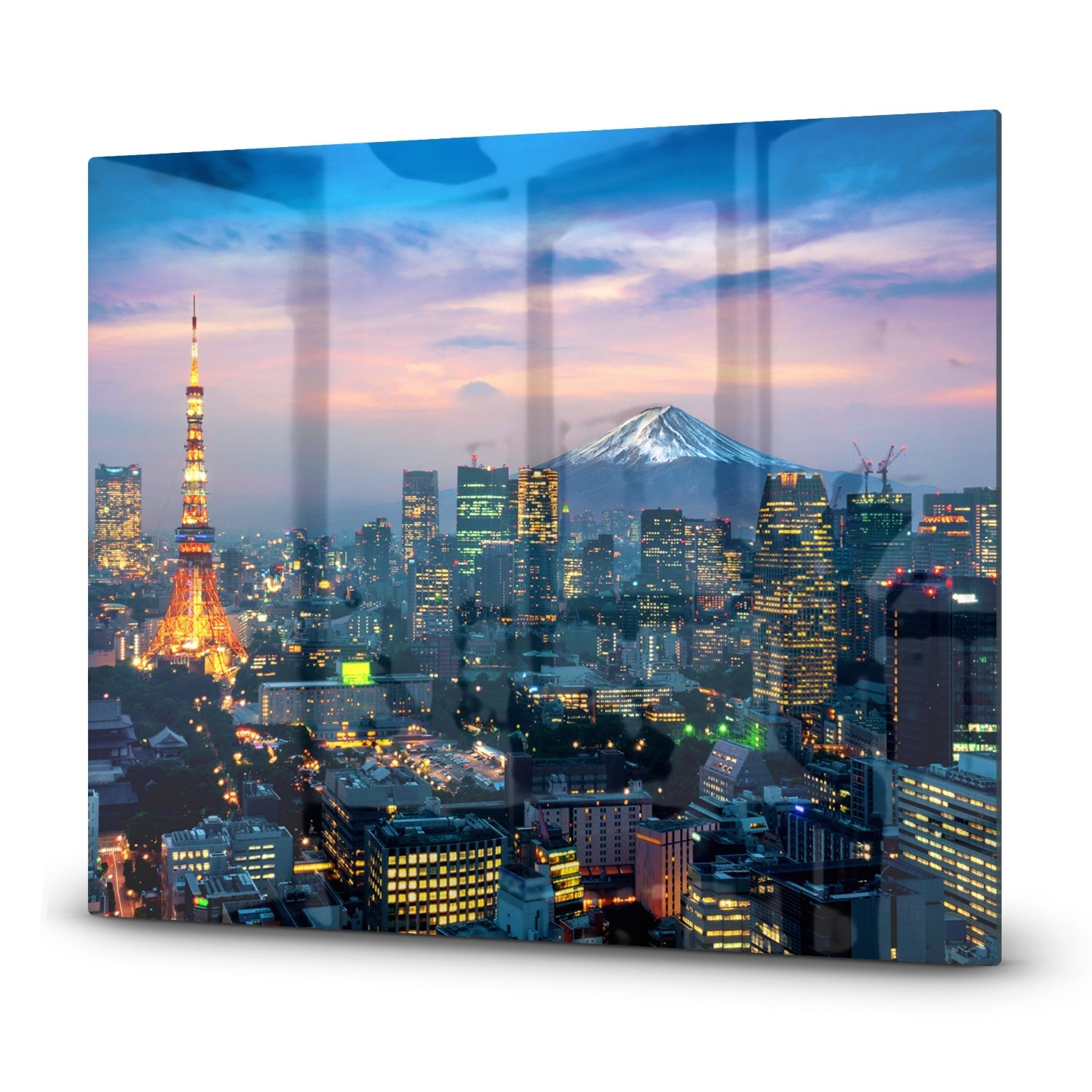 Inductiebeschermer - Gehard Glas - Tokyo met de Fuji-berg